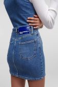 Джинсова сукня Karl Lagerfeld Jeans mini розкльошена колір блакитний (3351827)