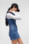 Джинсова сукня Karl Lagerfeld Jeans mini розкльошена колір блакитний (3351827)
