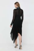 Сукня Patrizia Pepe колір чорний mini розкльошена (3477925)