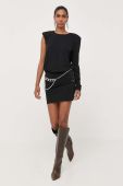 Сукня Patrizia Pepe колір чорний mini облягаюча (3379759)