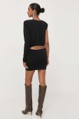 Сукня Patrizia Pepe колір чорний mini облягаюча (3379759)