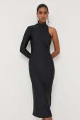 Сукня Patrizia Pepe колір чорний midi облягаюча (3379768)