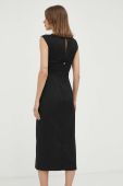 Сукня Patrizia Pepe колір чорний midi пряма (3425841)