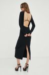 Сукня Patrizia Pepe колір чорний mini облягаюча (3425853)