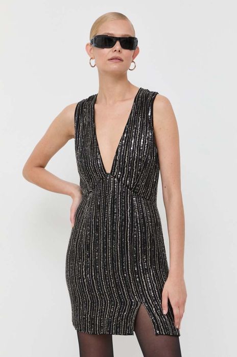 Сукня Patrizia Pepe колір чорний mini облягаюча (3386337)