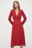Сукня Patrizia Pepe колір червоний midi пряма