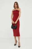 Сукня Patrizia Pepe колір червоний midi облягаюча (3425874)