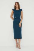 Сукня Patrizia Pepe колір бірюзовий midi пряма