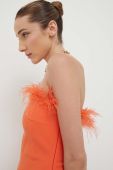 Сукня Patrizia Pepe колір помаранчевий mini облягаюча (3384104)