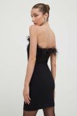 Сукня Patrizia Pepe колір чорний mini облягаюча (3384100)