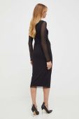 Сукня Patrizia Pepe колір чорний midi облягаюча (3467663)