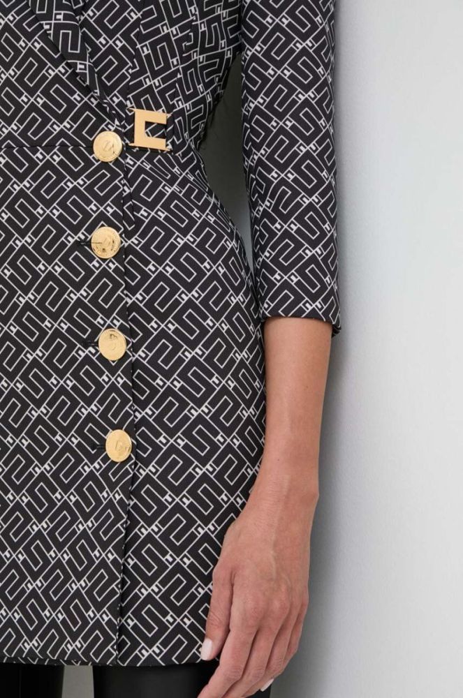 Сукня Elisabetta Franchi колір чорний mini пряма (3575796) фото 5