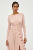 Сукня Elisabetta Franchi колір рожевий maxi розкльошена (3398292)