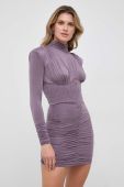 Сукня Elisabetta Franchi колір фіолетовий mini облягаюча (3642339)