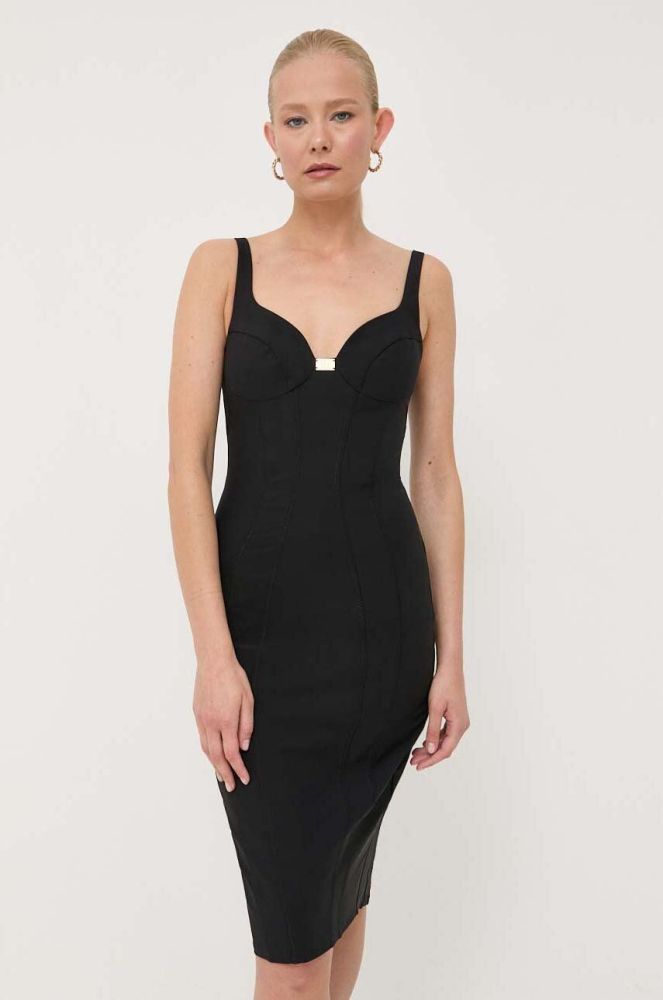 Сукня Elisabetta Franchi колір чорний mini облягаюча (3395175)