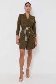 Сукня Elisabetta Franchi колір зелений mini пряма (3551360)