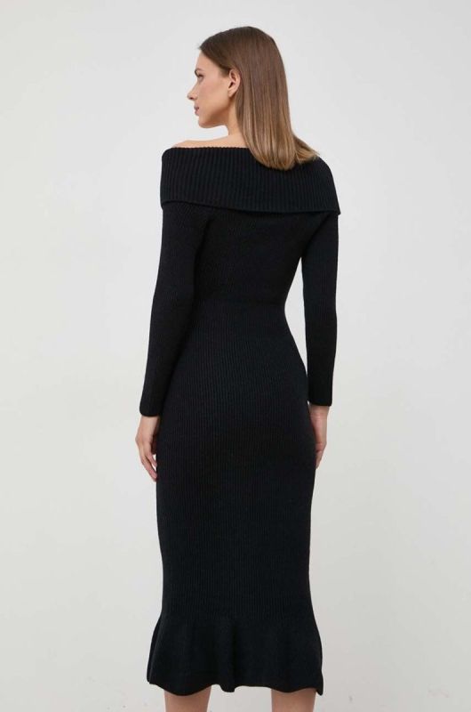 Сукня Elisabetta Franchi колір чорний maxi облягаюча (3639202) фото 2
