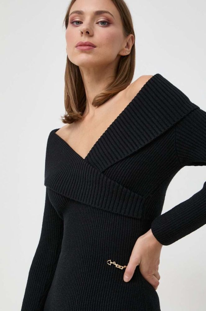 Сукня Elisabetta Franchi колір чорний maxi облягаюча (3639202) фото 4