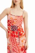 Desigual колір помаранчевий maxi розкльошена
