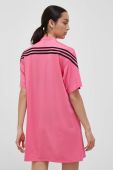 Сукня adidas колір рожевий mini oversize