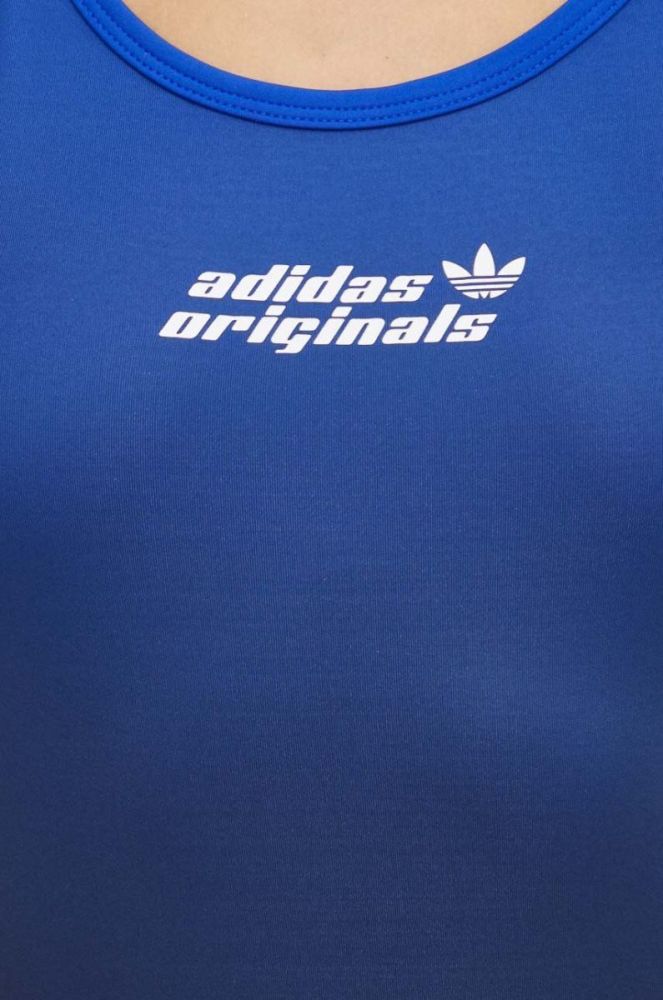 Сукня adidas Originals mini пряма колір блакитний (3651606) фото 5