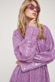 Сукня Stine Goya колір фіолетовий mini пряма (3373319)