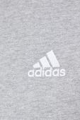 Бавовняна сукня adidas колір сірий mini oversize