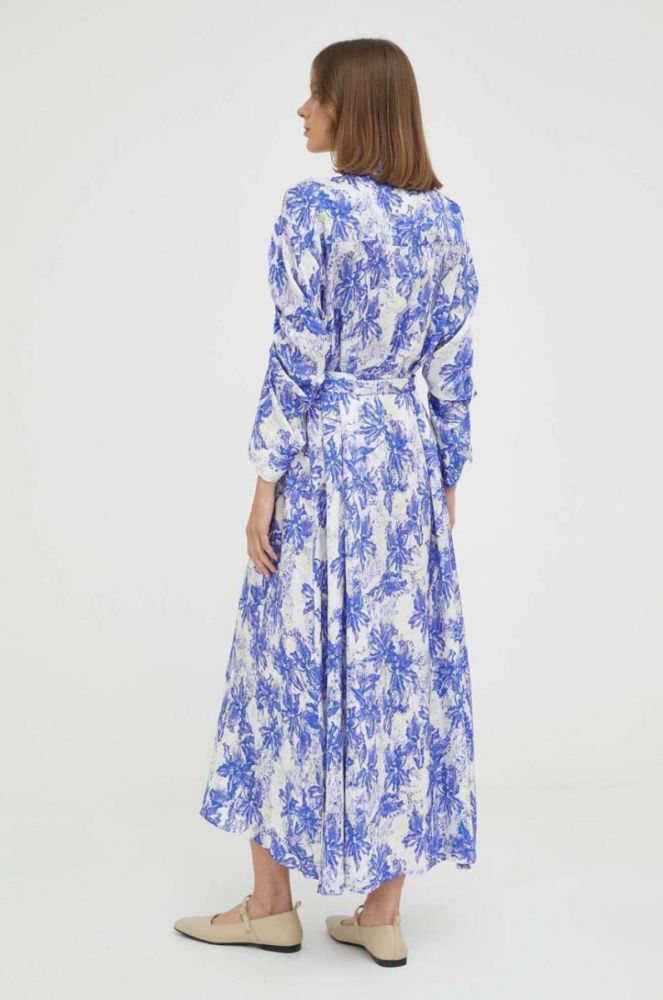 Сукня Day Birger et Mikkelsen midi oversize колір блакитний фото 3