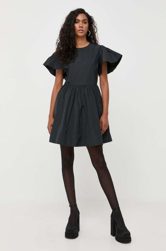 Сукня Red Valentino колір чорний mini розкльошена (3524282) фото 2