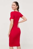 Сукня Armani Exchange колір червоний mini облягаюча