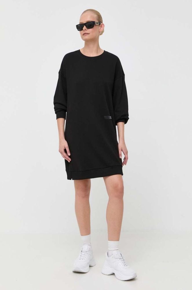 Сукня Armani Exchange колір чорний mini oversize (3430914) фото 2