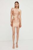 Сукня Elisabetta Franchi колір бежевий mini облягаюча (3639213)