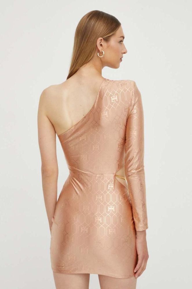 Сукня Elisabetta Franchi колір бежевий mini облягаюча (3639213) фото 3