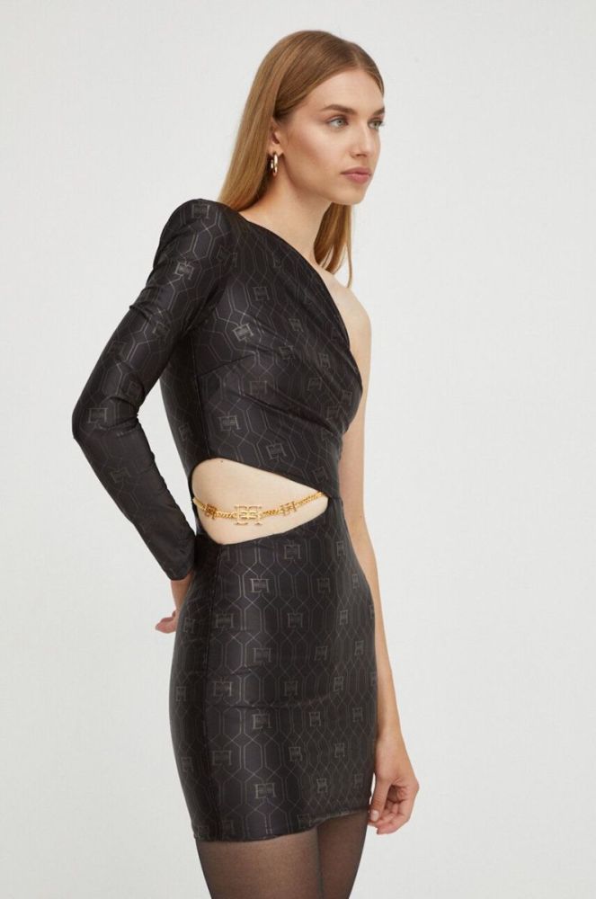 Сукня Elisabetta Franchi колір чорний mini облягаюча (3639208) фото 4