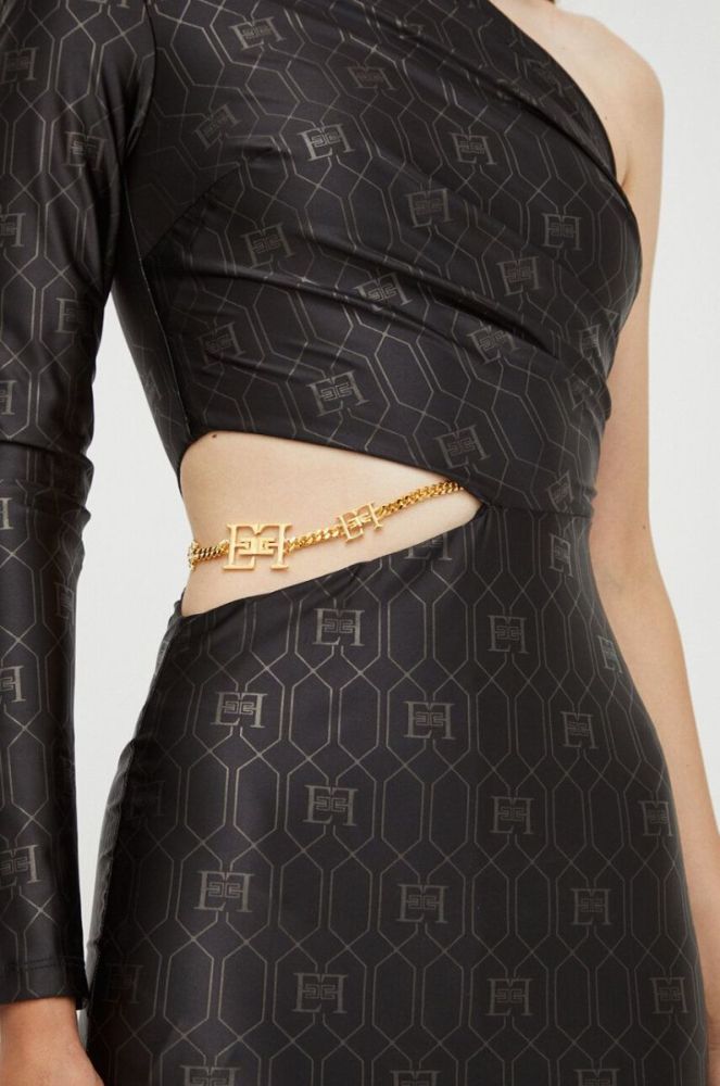 Сукня Elisabetta Franchi колір чорний mini облягаюча (3639208) фото 5
