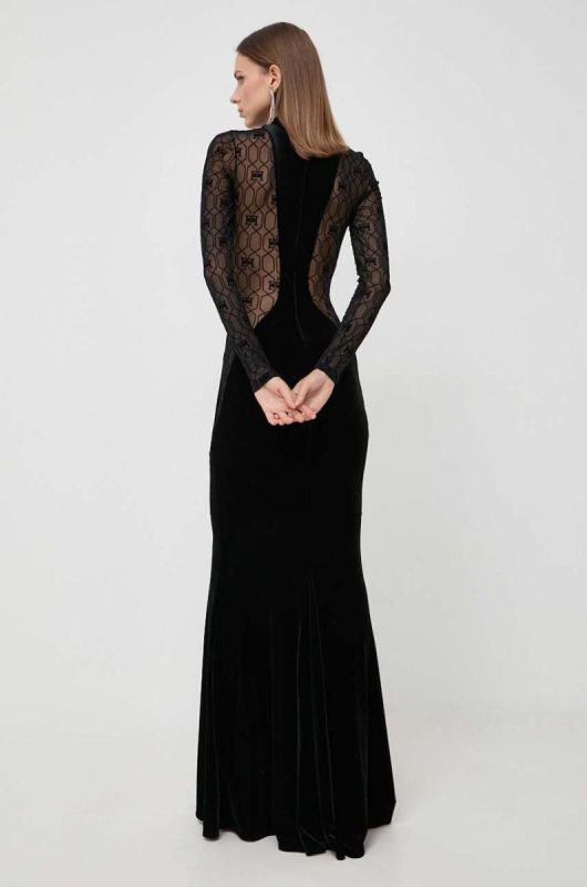 Сукня Elisabetta Franchi колір чорний midi облягаюча (3639217) фото 2