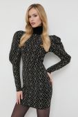 Сукня Elisabetta Franchi колір чорний mini облягаюча (3497618)