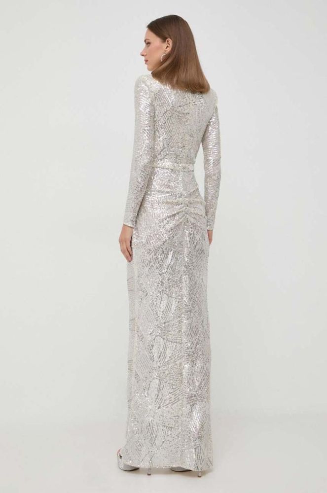 Сукня Elisabetta Franchi колір бежевий maxi облягаюча (3639229) фото 3