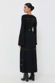 Сукня Twinset колір чорний maxi розкльошена (3474765)