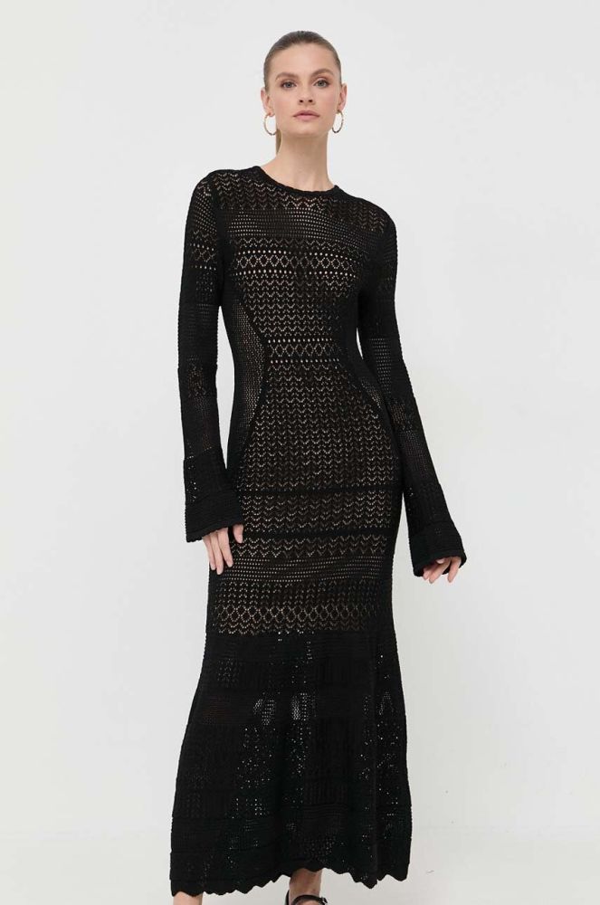 Сукня Twinset колір чорний maxi пряма (3508215)