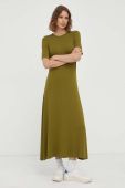 Сукня Marc O'Polo колір зелений maxi розкльошена