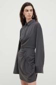 Сукня Herskind колір сірий mini oversize