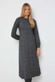 Сукня Weekend Max Mara колір чорний midi розкльошена