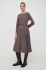 Сукня Weekend Max Mara колір коричневий midi розкльошена