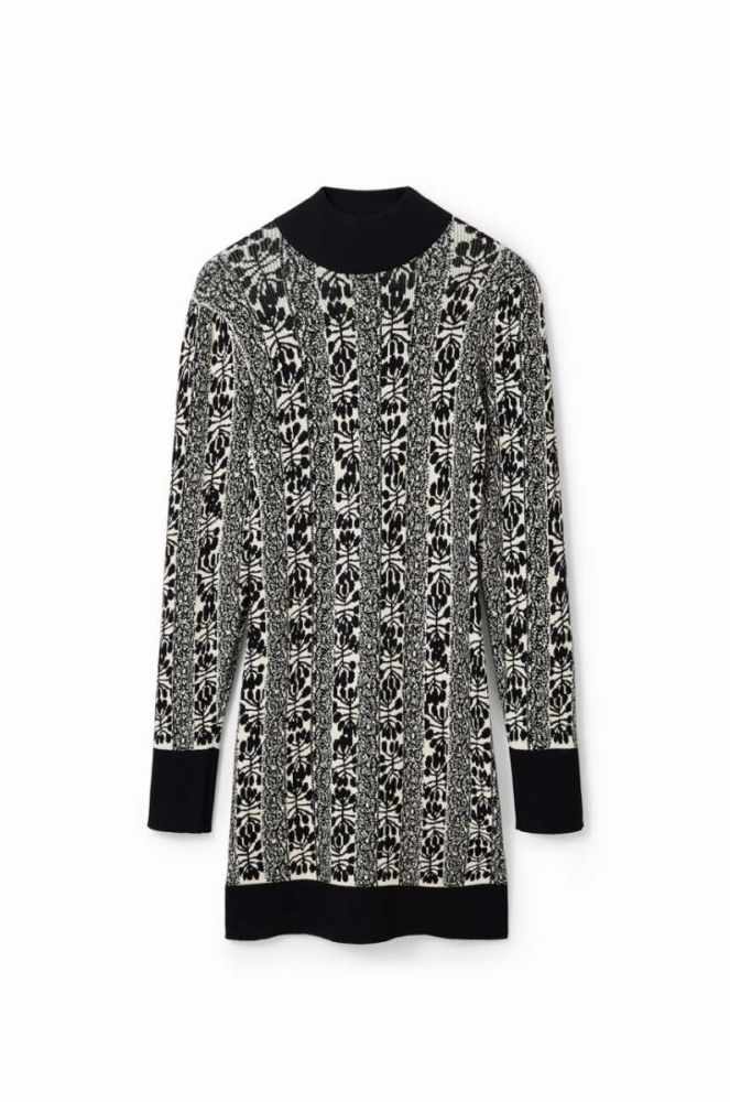 Сукня Desigual колір чорний mini облягаюча (3477858) фото 5
