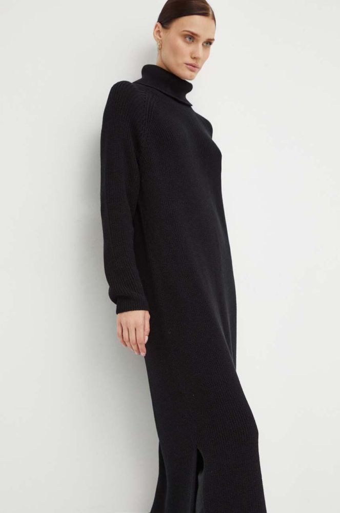 Бавовняна сукня Marc O'Polo колір чорний midi oversize (3555208)