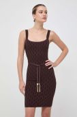Сукня Guess колір коричневий mini облягаюча (3578347)