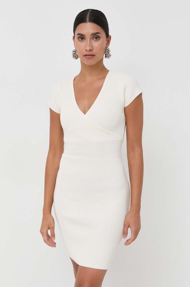 Сукня Guess колір білий mini облягаюча (3542347)