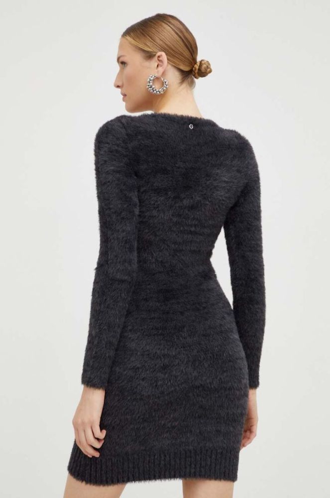 Сукня Guess колір сірий mini облягаюча (3504601) фото 3