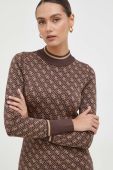Сукня Guess колір коричневий mini облягаюча (3598599)